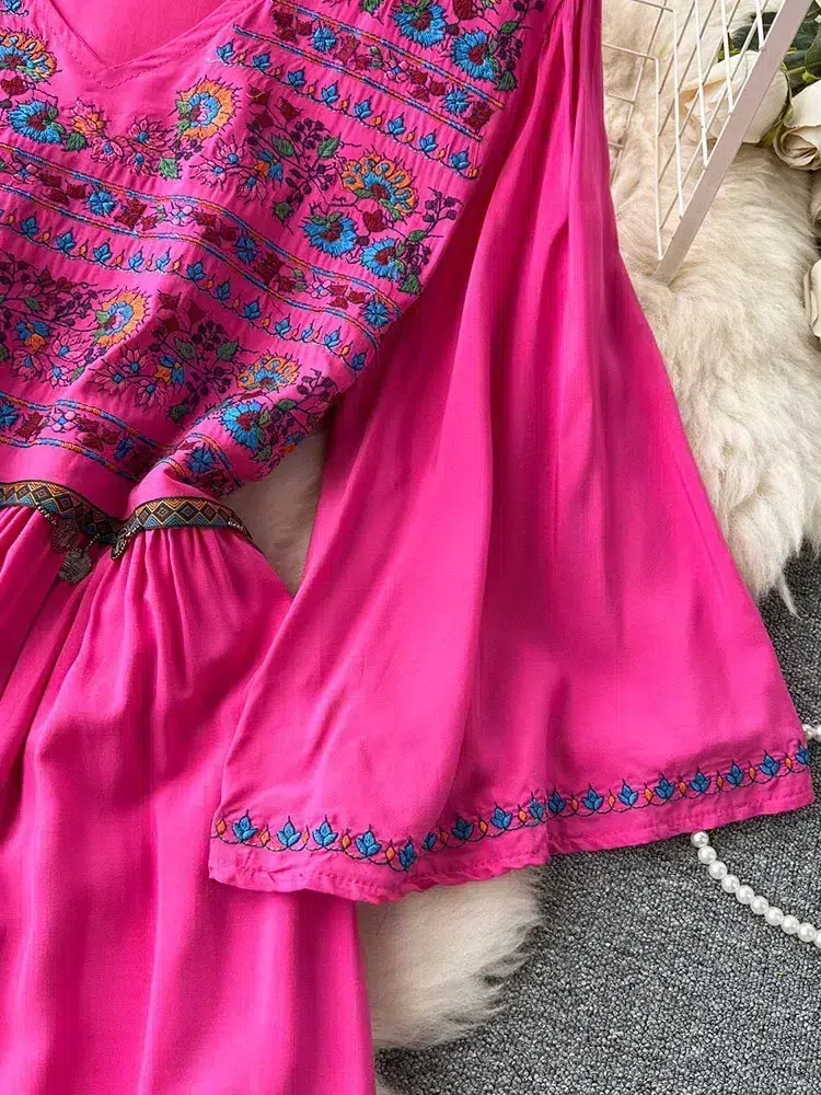 Robe Kabyle Simple Rose – Image 4