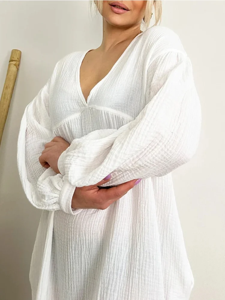 Robe en Coton pour Femme Ample pour l&rsquo;Été