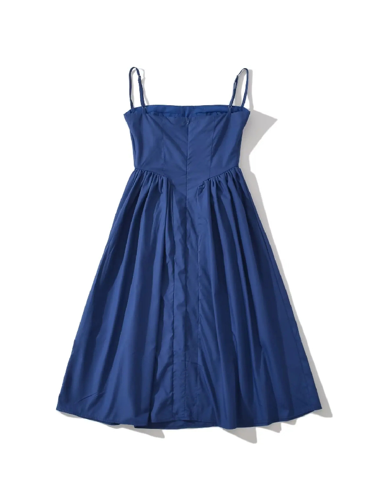 Robe Bleu Marine pour Cocktail – Image 7