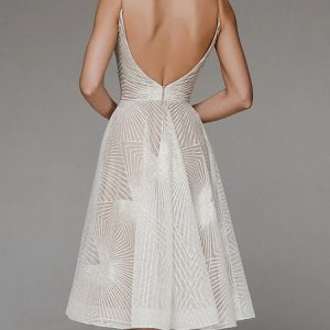 Robe Trapèze Chic pour Mariage