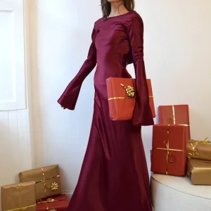 Robe de Noël en Satin