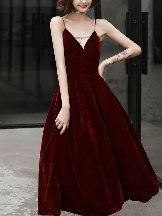 Robe de Cocktail Bordeaux – Image 7