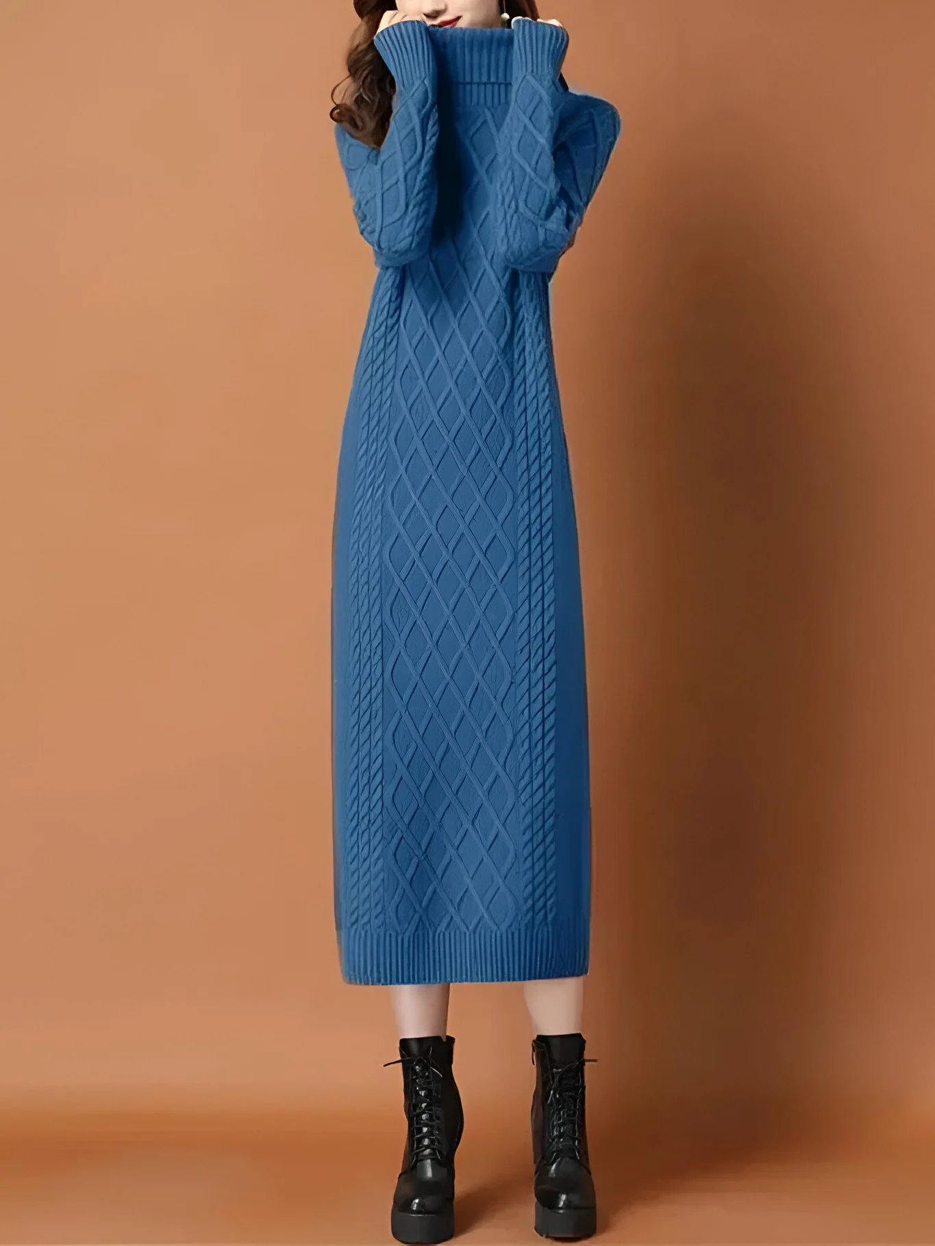 Robe d&rsquo;Hiver Bleue