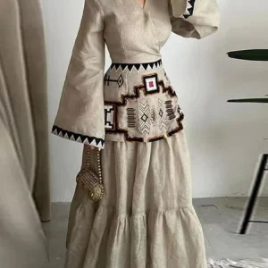 Robe d&rsquo;Hiver Bohème Chic