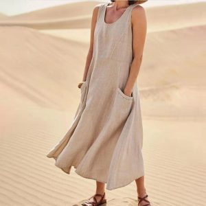 Robe en Lin Bohème Chic
