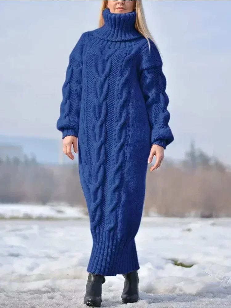 Robe en Laine Grande Taille