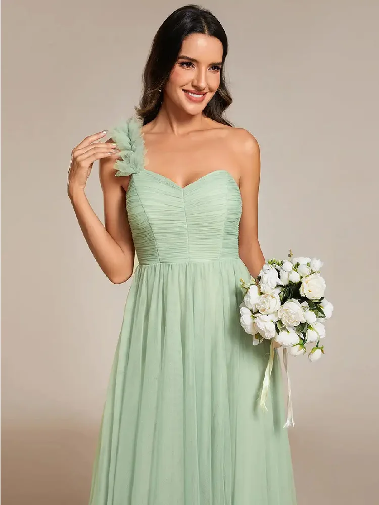 Robe Longue Vert Sauge pour Invitée de Mariage – Image 4