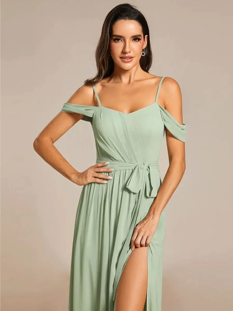 Robe Vert Sauge pour Mariage – Image 4