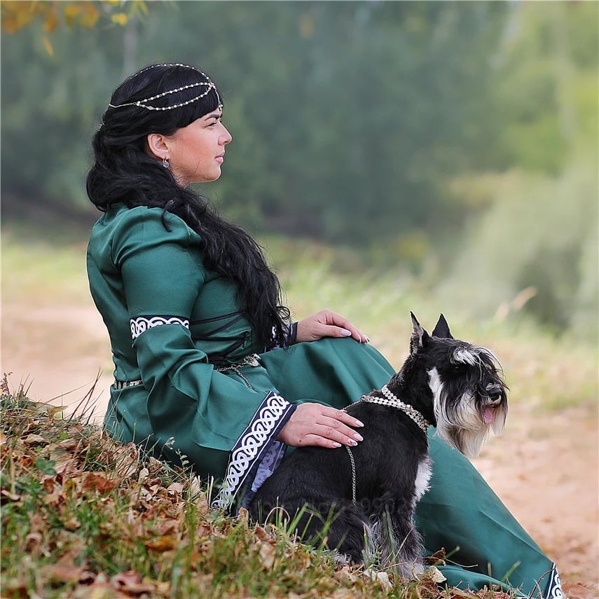 Robe Médiévale Verte