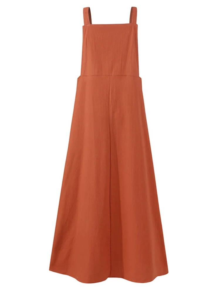 Robe Tablier Longue à Bretelles Réglables – Image 4