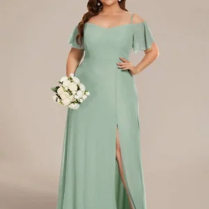 Robe Vert Sauge Grande Taille