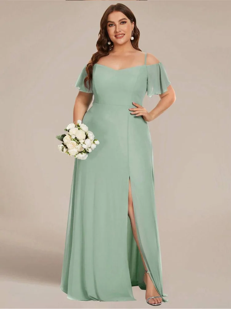 Robe Vert Sauge Grande Taille