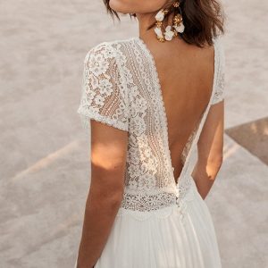 Robe de Mariée Simple Élégante