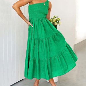 Robe Longue Asymétrique