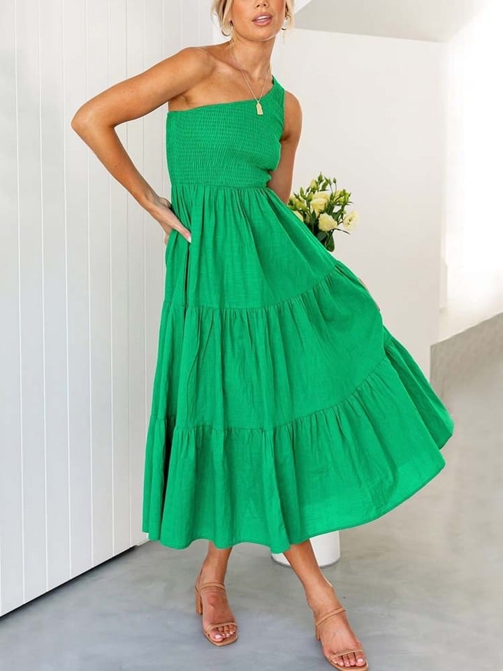 Robe Longue Asymétrique