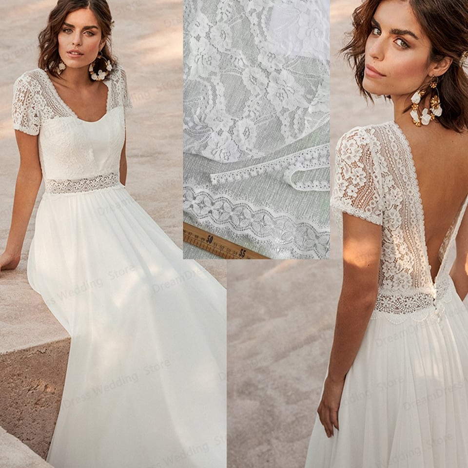 Robe de Mariée Simple Élégante