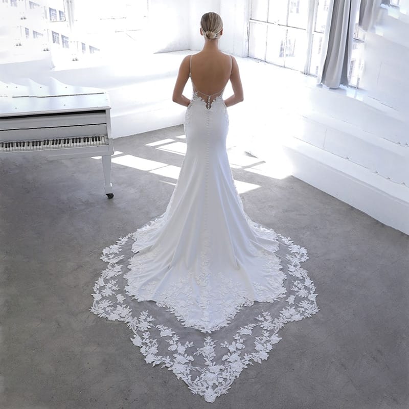 Robe de Mariée Sirène Dos Nu