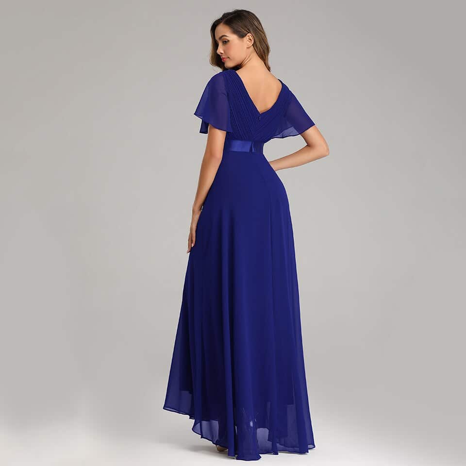 Robe de Soirée Bleu Électrique