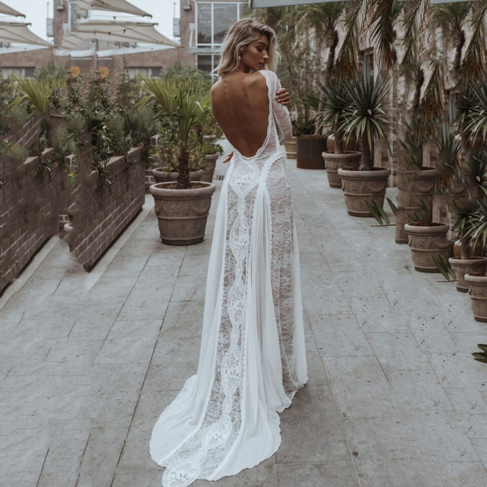 Robe de Mariée Champêtre Dentelle