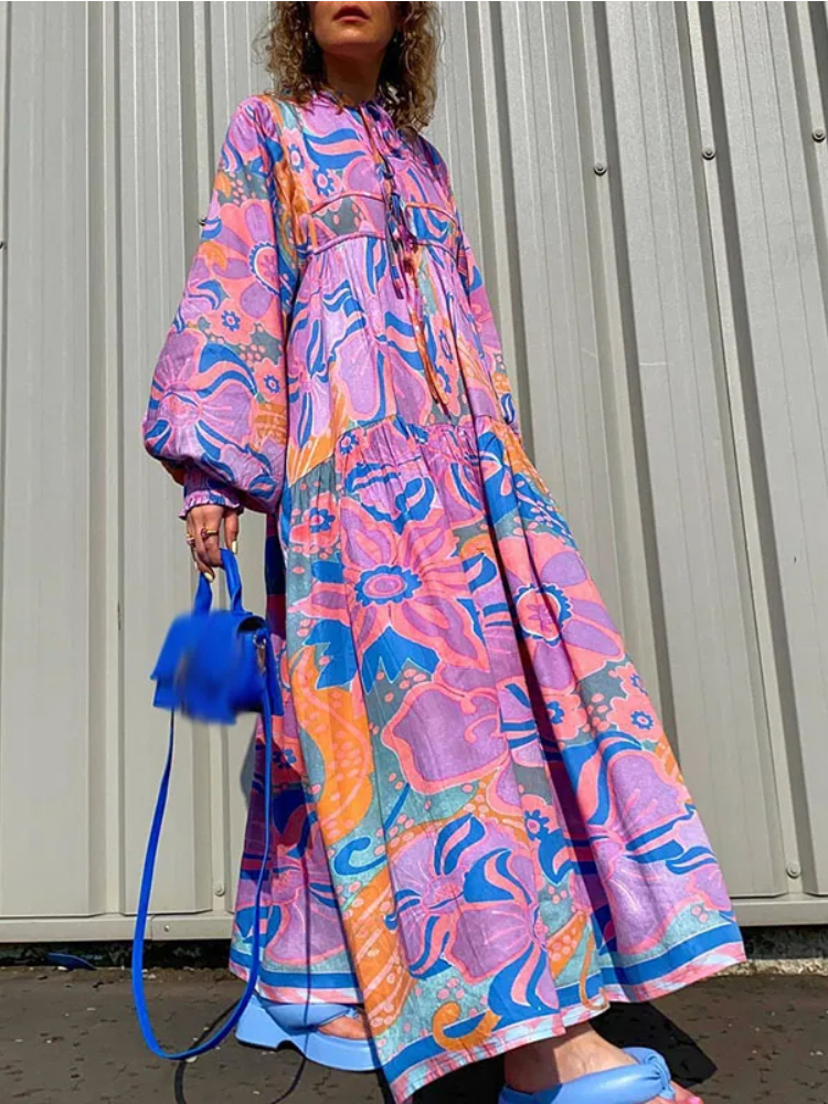 Robe Hippie Années 70