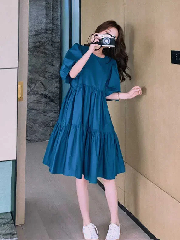 Robe Patineuse Bleu Canard