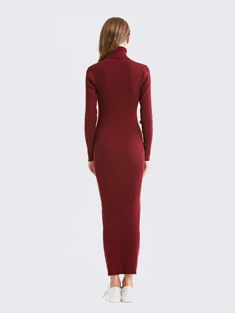 Robe Col Roulé Longue – Image 8