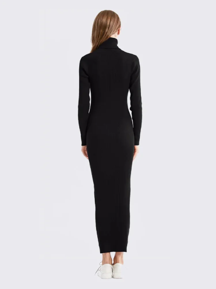 Robe Col Roulé Longue – Image 4
