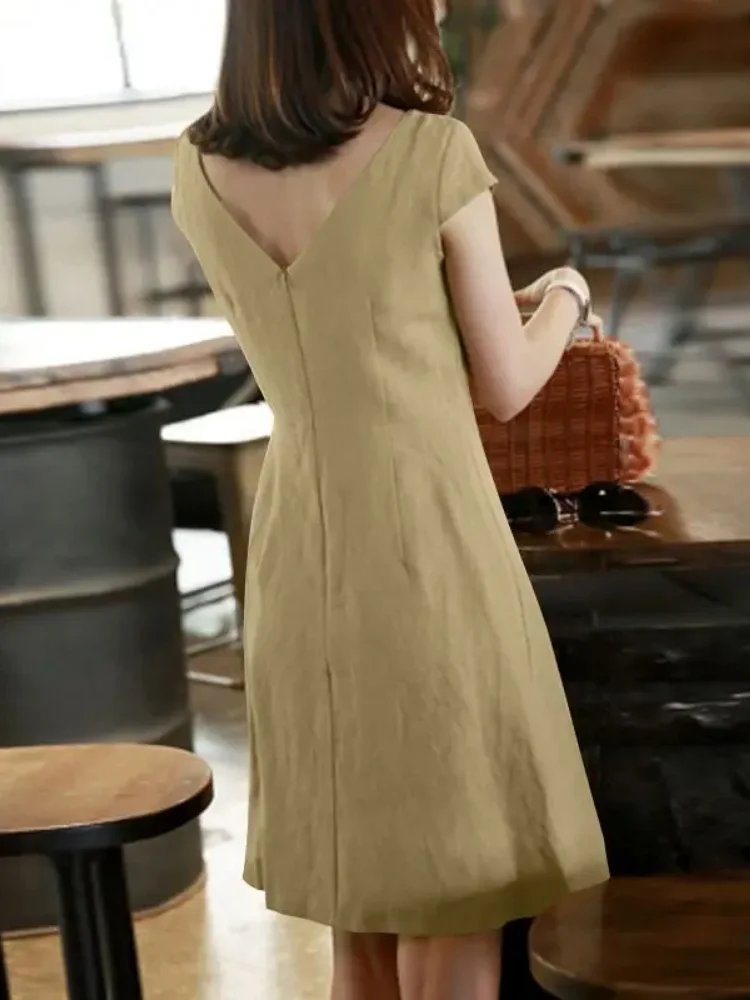 Robe d&rsquo;Été en Lin Chic