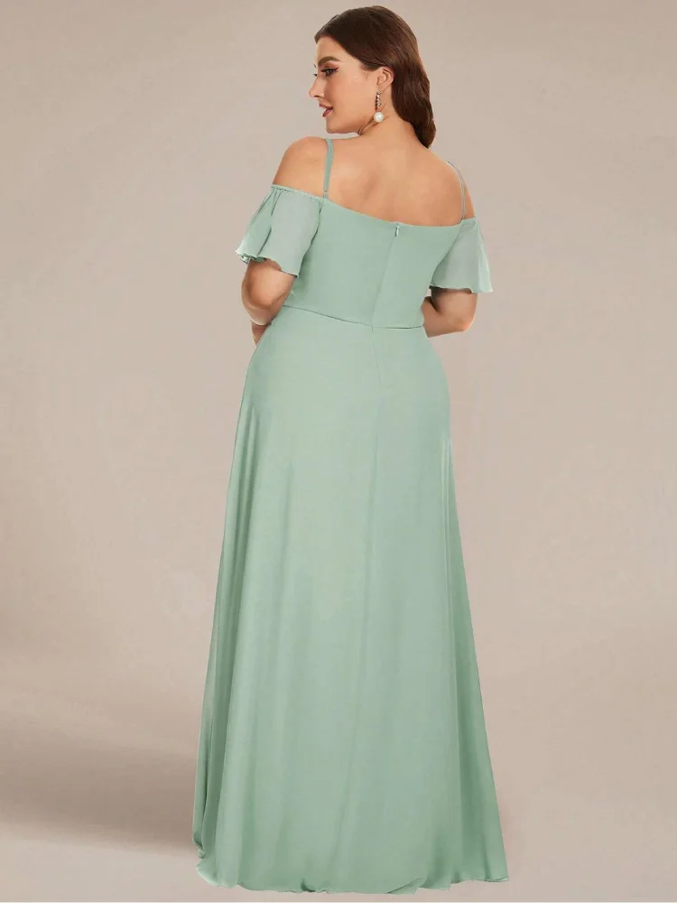 Robe Vert Sauge Grande Taille – Image 5