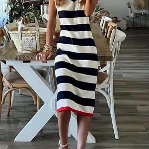 Robe Marinière pour Femme Chic