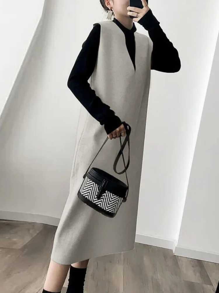 Robe d&rsquo;Hiver Sans Manches