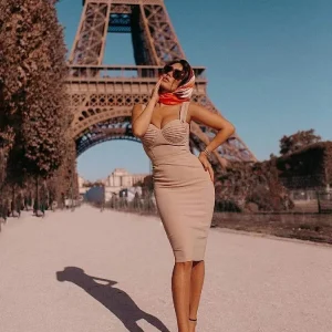 Robe Kaki pour Cocktail