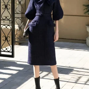 Robe en Tweed pour l&rsquo;Hiver