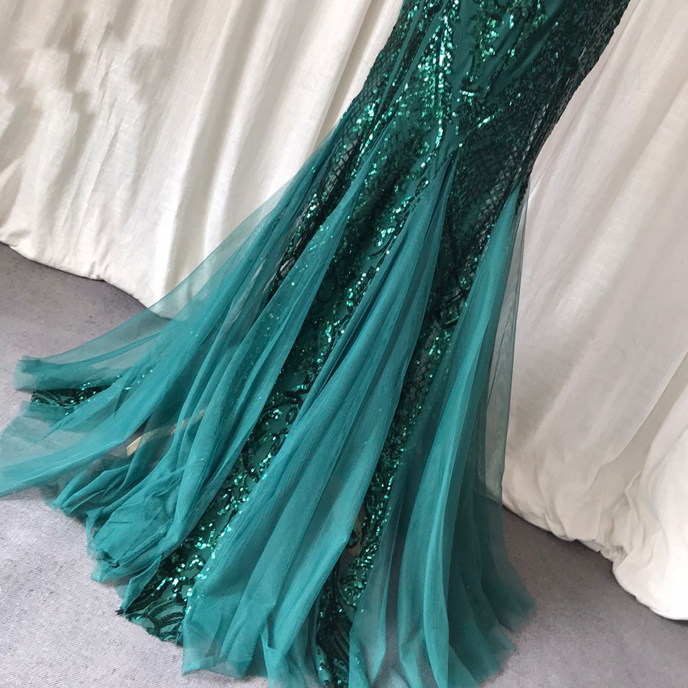 Robe Sirène de Soirée Longue Asymétrique